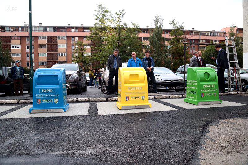 Podzemni kontejneri za odlaganje odpada u Sarajevu